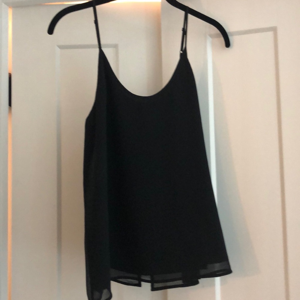 Black tank top